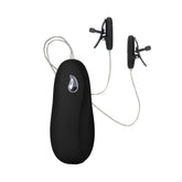 Heated Vibrating Nipple Teasers For Couples Black Silicone Nipple Stimulators